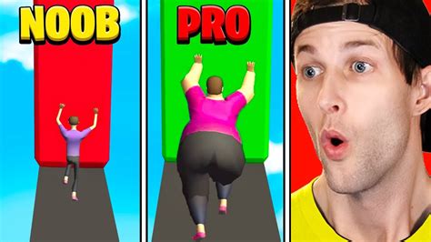 Can I Go Noob Vs Pro In Fat Pusher Youtube