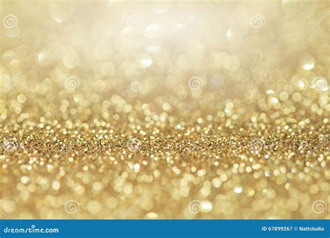 Abstract Golden Glitter Background Celebration And Christmas