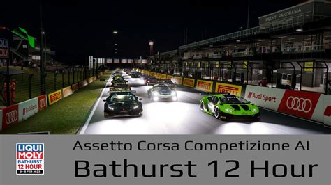 Assetto Corsa Competizione Bathurst 12 Hour Ai Race Youtube