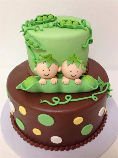 Pin By Lourdes Lorna Floresta On Cakes Etc Baby Shower Cakes Twin