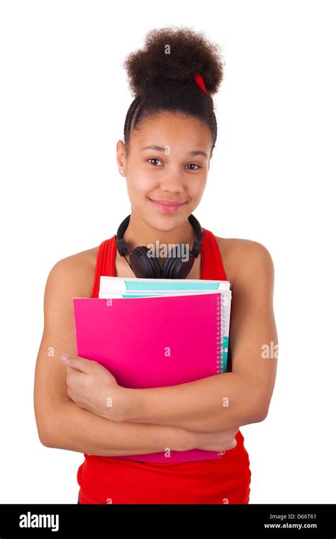 College Student Young African American Stock Photo Alamy