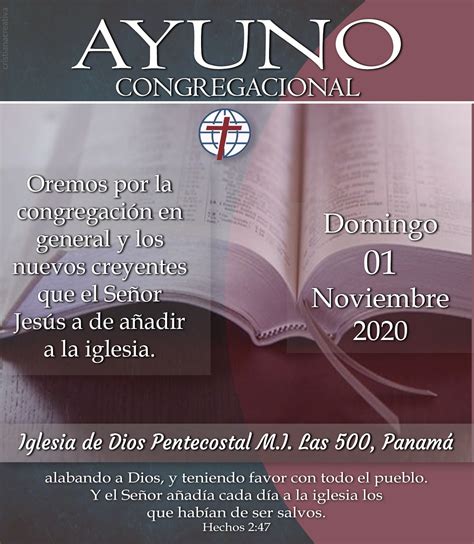 Ayuno Congregacional Iglesia De Dios Pentecostal Mi Las 500 San