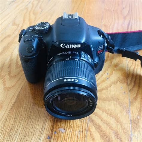 Canon Eos Rebel T3i 180mp Digital Slr Camera Black Kit With Ef S 18