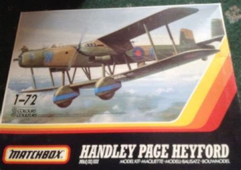 Handley Page Heyford Matchbox Model Kit 172 Rare 513015123