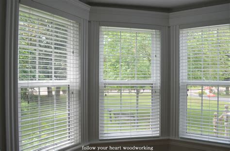 However, finding the right blind for these big windows can leave homeowners puzzled, and we're often asked how to find the right blind for the sharp angles and. follow your heart woodworking: Living Room - Part 2 - Bay ...