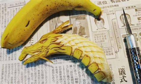 These Food Carvings By Japanese Artist Gaku Are So Amazing
