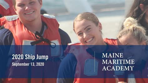 Maine Maritime Academy Ship Jump 2020 Youtube