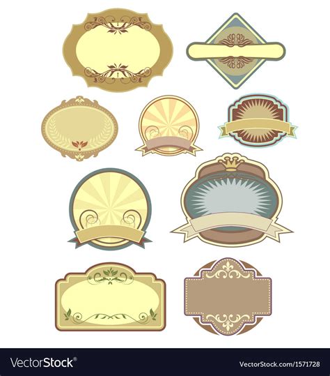 Vintage Labels Collection 3 Royalty Free Vector Image
