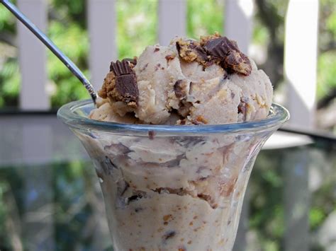 Turn on the cuisinart® ice cream maker; Red Couch Recipes: Peanut Butter Cup Ice Cream and CSN Cuisinart 2 Quart Ice Cream Maker Review
