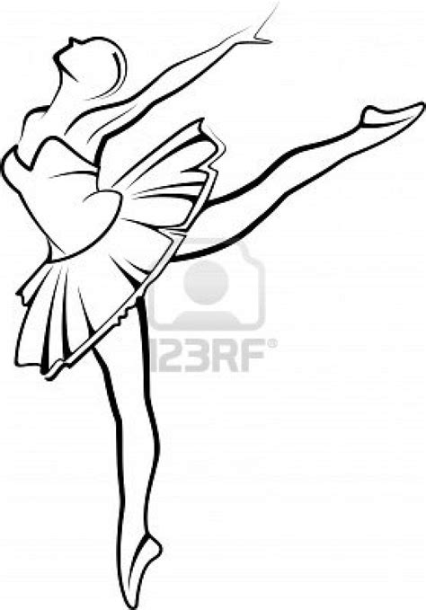 Illustration With A Ballet Dancer Dancer Ballet Dancers Ballet Drawings