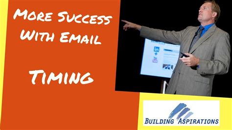 More Success With Email Timing Of Your Email Message Email