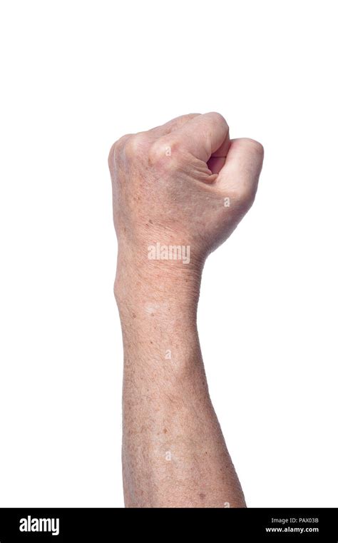 Female Hand With A Clenched Fist Stock Photo Alamy