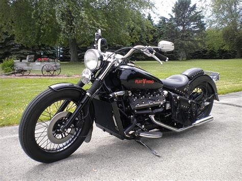 Custom Built Flathead V8 Motorcycle