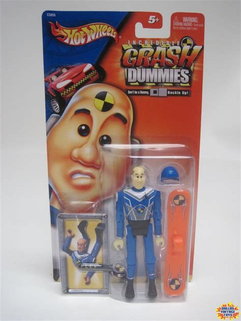 2004 Mattel Hot Wheels Incredible Crash Dummies Flex 1A