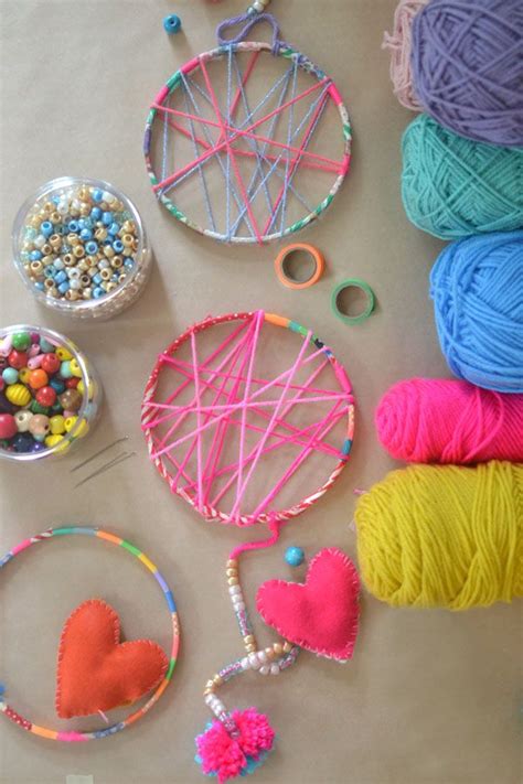 Diy Dream Catchers Made By Kids Diy And Crafts Sewing Crafts Crafts