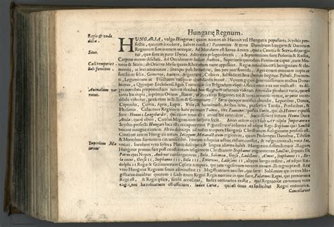 Text Page Hungarie Regnum David Rumsey Historical Map Collection