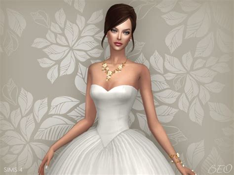 Cindy Wedding Dress At Beo Creations Sims 4 Updates