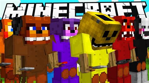 Minecraft How To Get All Fnaf Characters And Animatronics Youtube