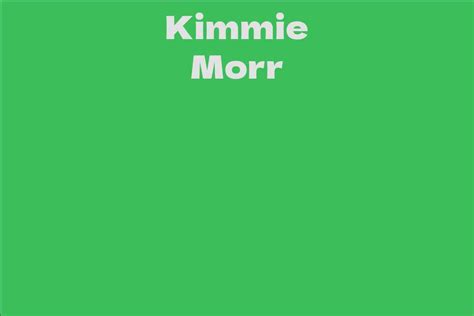 Kimmie Morr Telegraph