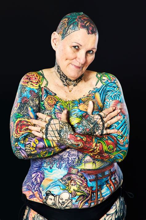 senior couple breaks world record for most tattoos on the body huffpost