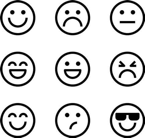 Download Emotion Icon Packs Vector Svg Psd Emotions Png Clipart