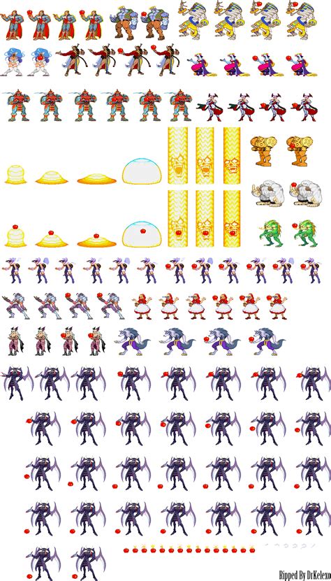 The Spriters Resource Full Sheet View Darkstalkers 3 Apple For You