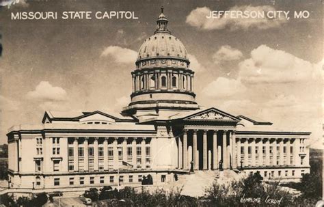 Missouri State Capitol Jefferson City Mo Postcard