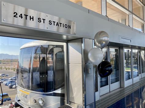 watch the new phx sky train route to sky harbor s rental car center opening tuesday kjzz