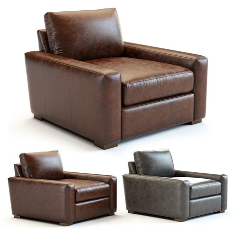 Rh dining chairs start at $124 and go up to $2,555 a chair. 3D model Restoration Hardware - Maxwell Leather Armchair