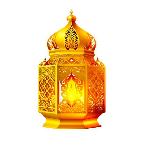 Ramadan Lantern With Glowing Light 22228971 Png