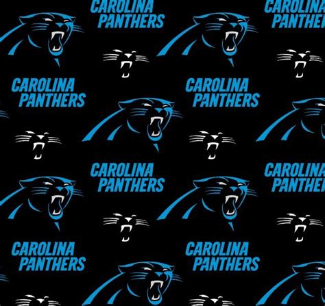 Nfl Logo Carolina Panthers 60 6401 Black