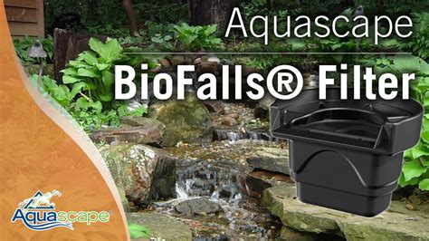 Shop and compare aquascape pond filtration equipment, parts, and accessories on whohou.com marketplace. Aquascape Biofalls® Filter - YouTube