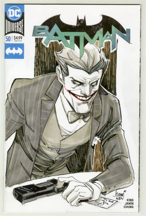 Joker John Timms In Sean Corcorans Sketch Covers Comic Art Gallery Room