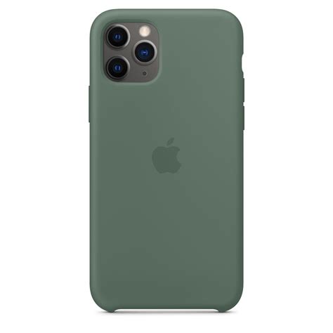 Iphone 11 Pro Silicone Case Pine Green Apple