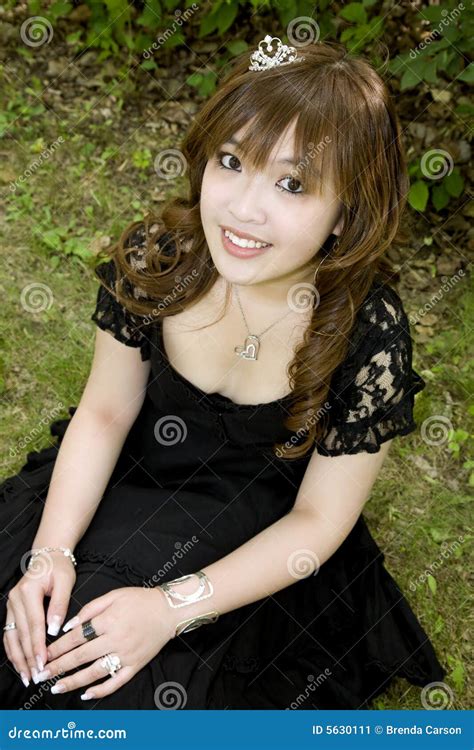 Japanese Prom Girl Stock Image Image Of Formal Summer 5630111