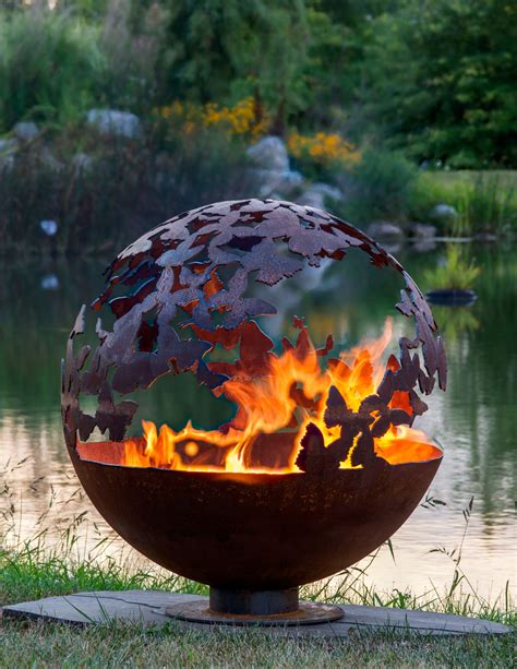 Wings Butterfly Fire Pit Sphere The Fire Pit Gallery