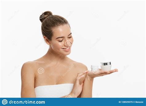 Beauty Youth Skin Care Concept Beautiful Caucasian Woman Face