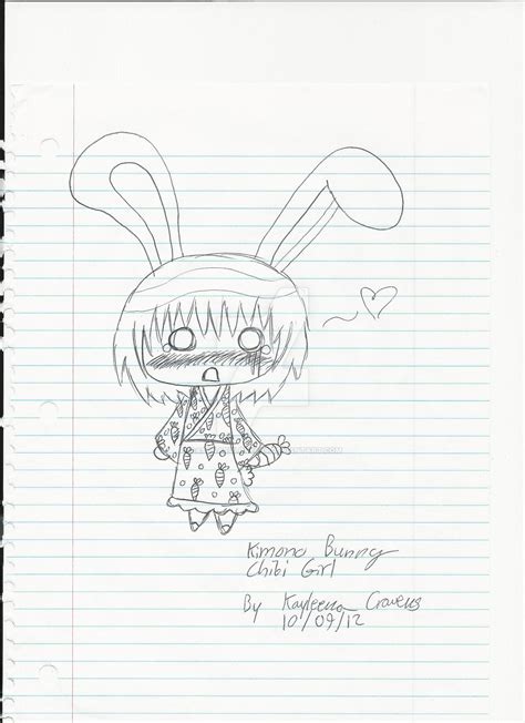 Chibi Bunny Kimono Girl By Sasunarulover99 On Deviantart