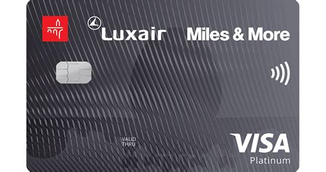 Spuerkeess Spuerkeesss Miles And More Luxair Visa
