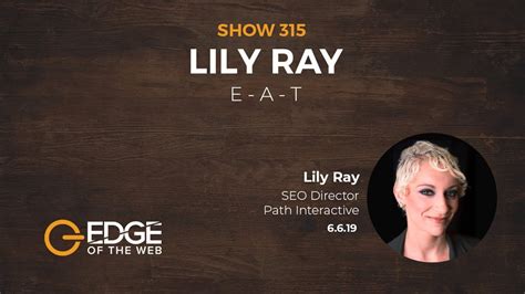 Episode E A T Interview With Lily Ray Youtube