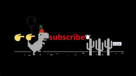 Trex runner game is chrome's running dinosaur that works in any browser including chrome, firefox and microsoft edge. Chrome Dino Game - YouTube