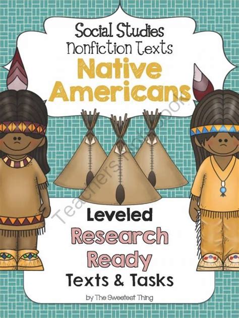 Native Americans Nonfiction Leveled Texts With Research Ready