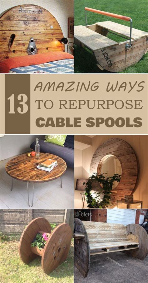 13 Amazing Ways To Repurpose Cable Spools Reusingrecycling Wooden