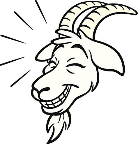 Best Smiling Goat Illustrations Royalty Free Vector Graphics And Clip