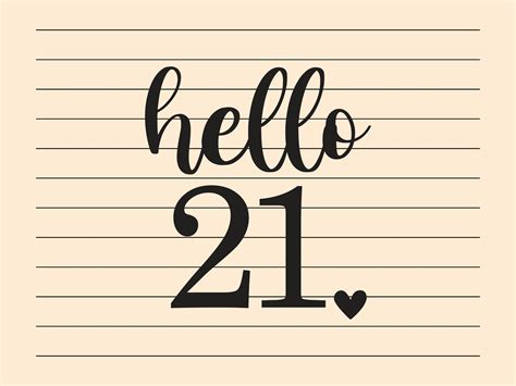 21st Birthday Svg And Png Hello 21 Svg | ubicaciondepersonas.cdmx.gob.mx