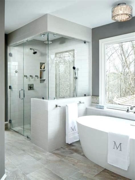 This master bathroom designed by regan baker design is a showstopper, thanks to the entrancing statement wall. Houzz Bathroom Decorating Ideas | Modern bathroom remodel ...