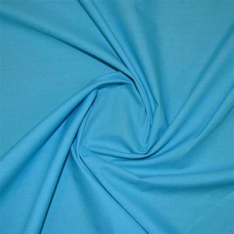 Aqua Plain Bi Stretch Polyester Fabric 150cm