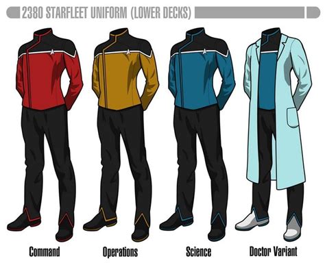 Starfleet Uniform Circa 2380 Lower Decks By Haphazartgeek On Deviantart