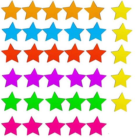 Refrigerator Magnets 35 Pack Star Fridge Magnets Cute Colorful Funct