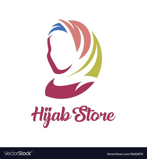 Hijab Royalty Free Vector Image Vectorstock